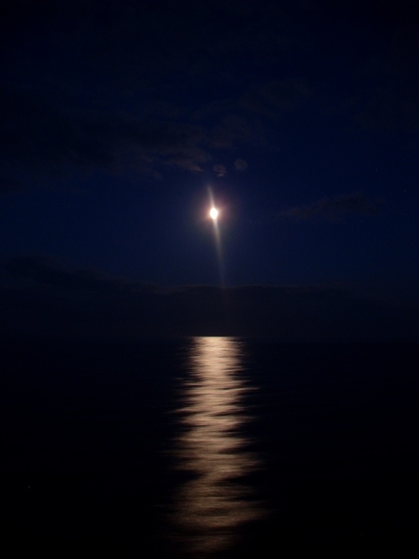 Mond über der Irischen See