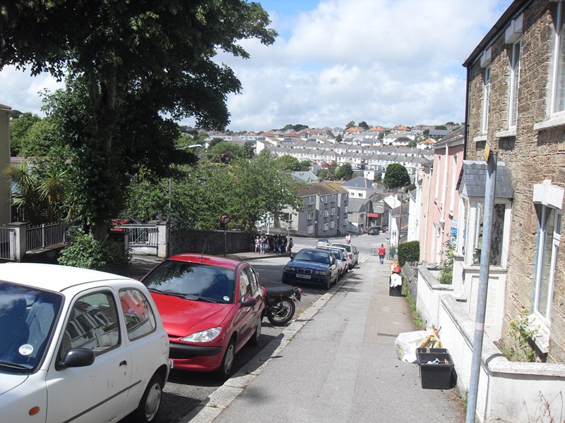 Straße in Falmouth