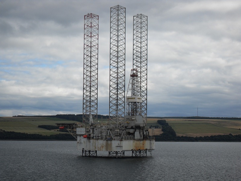 Bohrinsel bei Invergordon