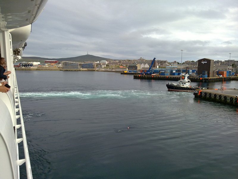 Ablegen in Lerwick