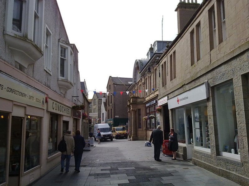 im Zentrum von Lerwick