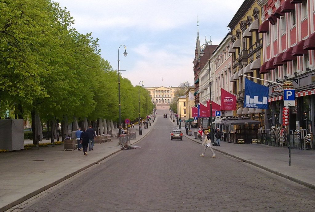 Blick in Richtung Königsschloss