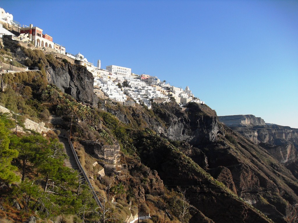 Thira am Kraterrand