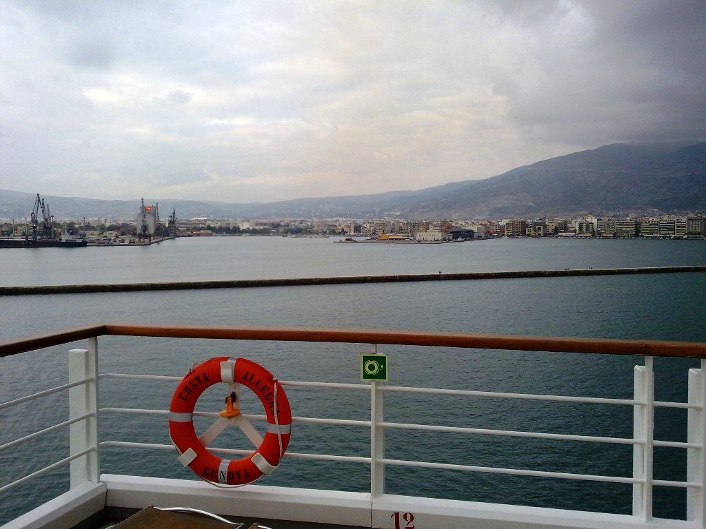 Abfahrt in Volos