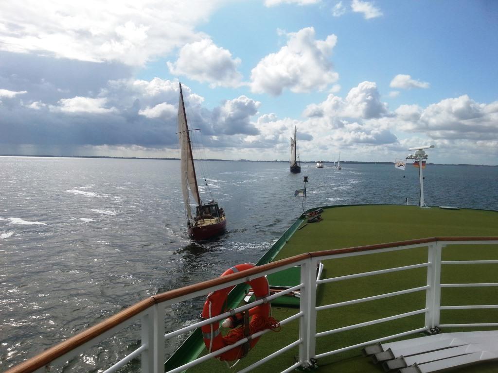 Schaproder Fahrwasser - Gegenverkehr