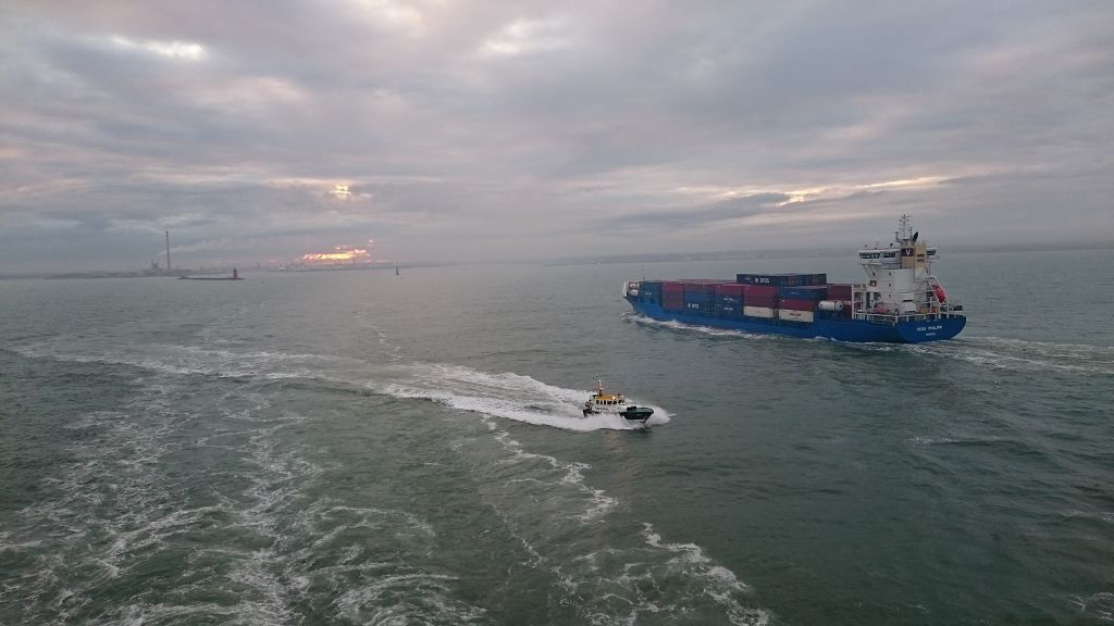 Lotsenboot vor Dublin